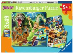 RAVENSBURGER CASSE-TÊTE 3 X 49 PIÈCES - SCOOBY DOO - LES 3 NUITS D'ÉPOUVANTE #05242